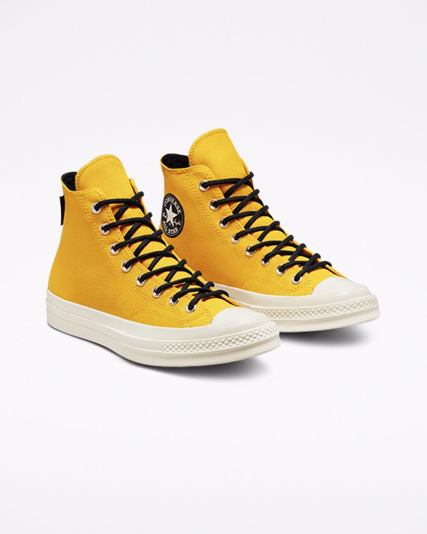 Tenis Converse Engineered Optimism Chuck 70 GORE-TEX Cano Alto Masculino Amarelas Pretas | PT J045107